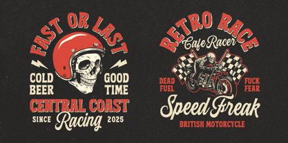 Rocket Thunder Font Poster 8