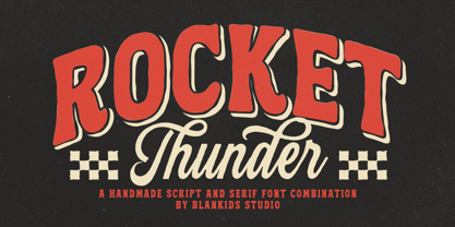 Rocket Thunder Font Poster 1