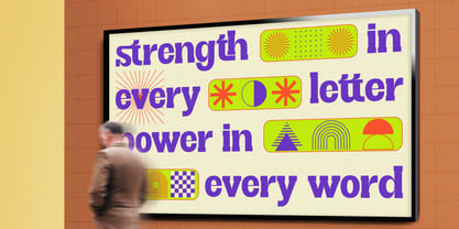 Restone Block Font Poster 5