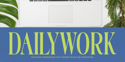 Portrait Midnight Font Poster 4