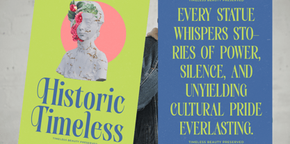 Portrait Midnight Font Poster 11