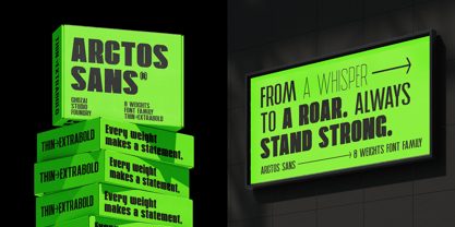 Arctos Sans Font Poster 5