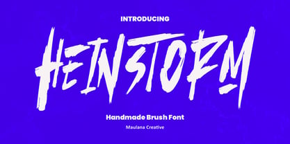 MC Heinstorm Font Poster 1