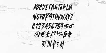 MC Heinstorm Font Poster 6