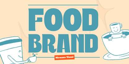 Food Brand Font Poster 1
