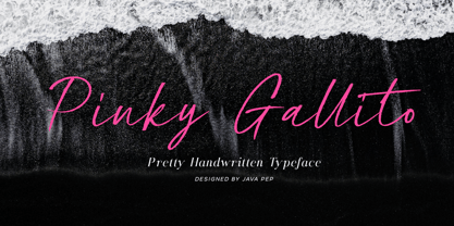 Pinky Gallito Font Poster 1