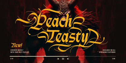 Micky Rinse Font Poster 5