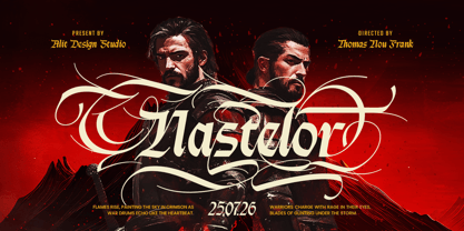 Micky Rinse Font Poster 2