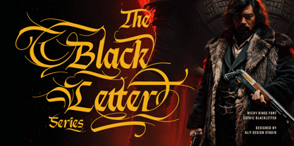 Micky Rinse Font Poster 8