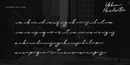 Urban Handwritten Font Poster 12