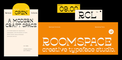 Barque cultura Font Poster 4