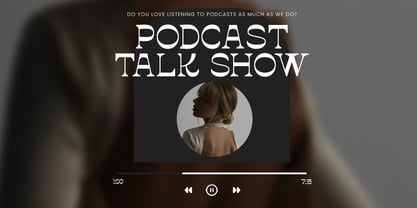 Barque cultura Font Poster 11