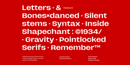 Merica Grotesk Font Poster 4