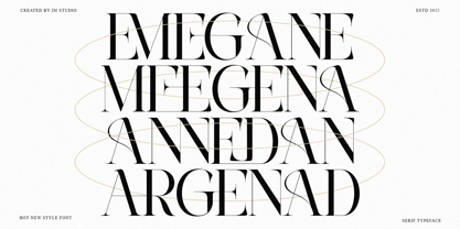 The Eliven Editorial Family Font Poster 8