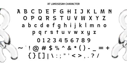AT Landesan Font Poster 8