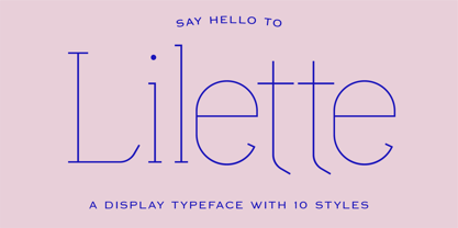 Lilette Font Poster 1