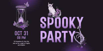 Fox Boldium Shadow Font Poster 4