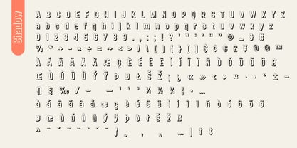 Fox Boldium Shadow Font Poster 13