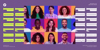 Boldark Font Poster 2