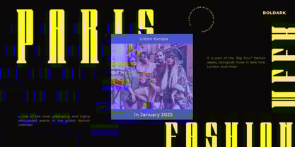 Boldark Font Poster 12