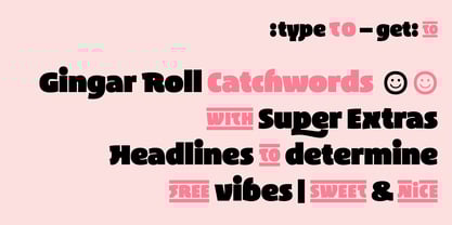 Gingar Roll Font Poster 11