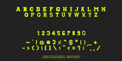 Blocksmith Font Poster 9