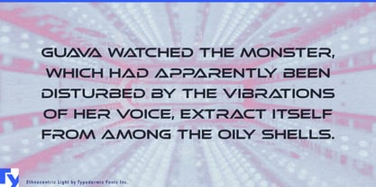 Ethnocentric Font Poster 4