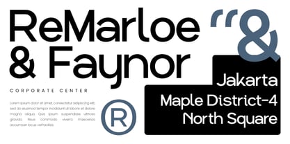 Noreva Font Poster 3