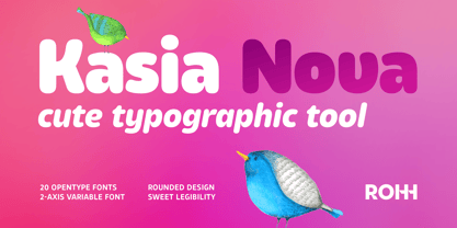 Kasia Nova Font Poster 1