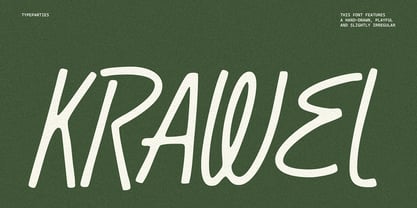 ATP Krawel Font Poster 1