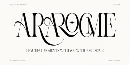 Aroney Font Poster 6