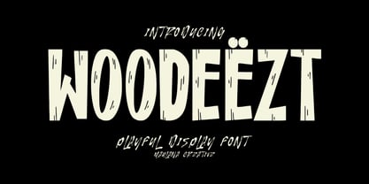 MC Woodeezt Font Poster 1