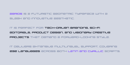 Aerios Font Poster 6