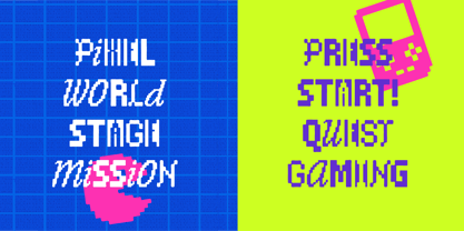 Ransom Pixel Font Poster 3