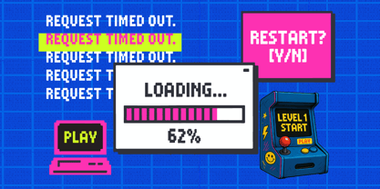 Ransom Pixel Font Poster 7