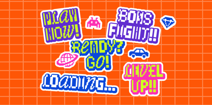 Ransom Pixel Font Poster 4