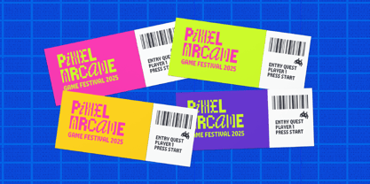 Ransom Pixel Font Poster 5