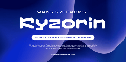 Kyzorin Font Poster 1