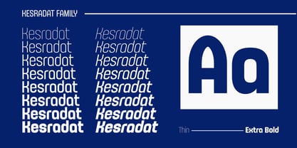 Kesradat Variable Font Poster 6