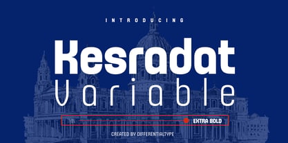 Kesradat Variable Font Poster 1