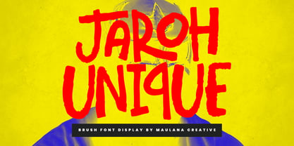 MC Jaroh Unique Font Poster 1