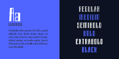 Lunardia Font Poster 5