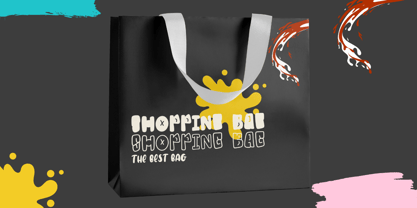 Funky Hollow Font Poster 4