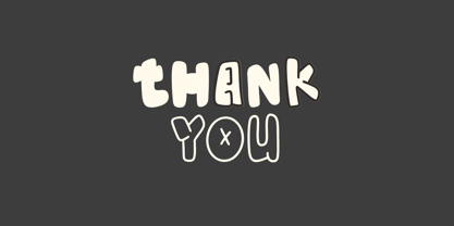 Funky Hollow Font Poster 11