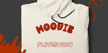 Funky Hollow Font Poster 6