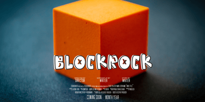 Funky Hollow Font Poster 7