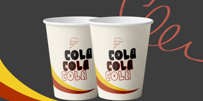 Funky Hollow Font Poster 5