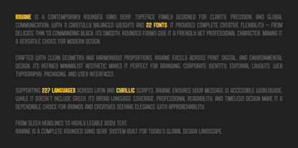 Ravane Font Poster 7