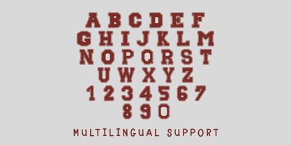 Blocksmith Varsity Font Poster 9