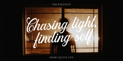 Daustley Font Poster 2